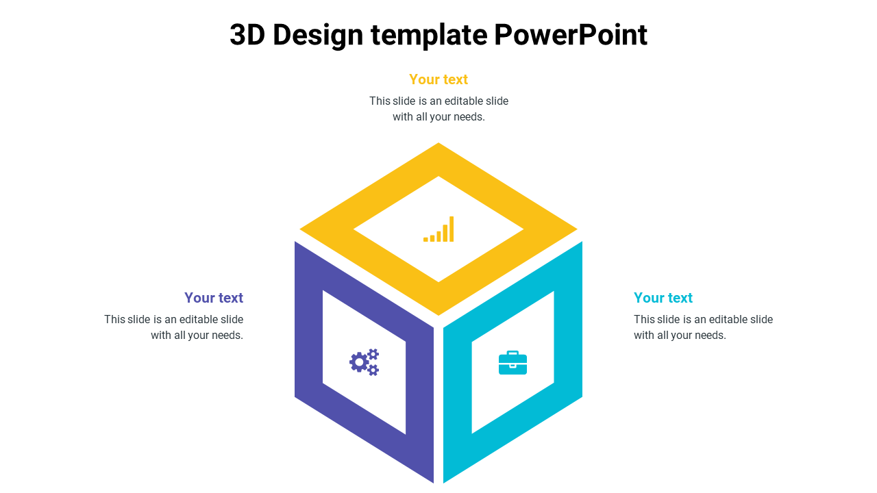 3d Design template PowerPoint
